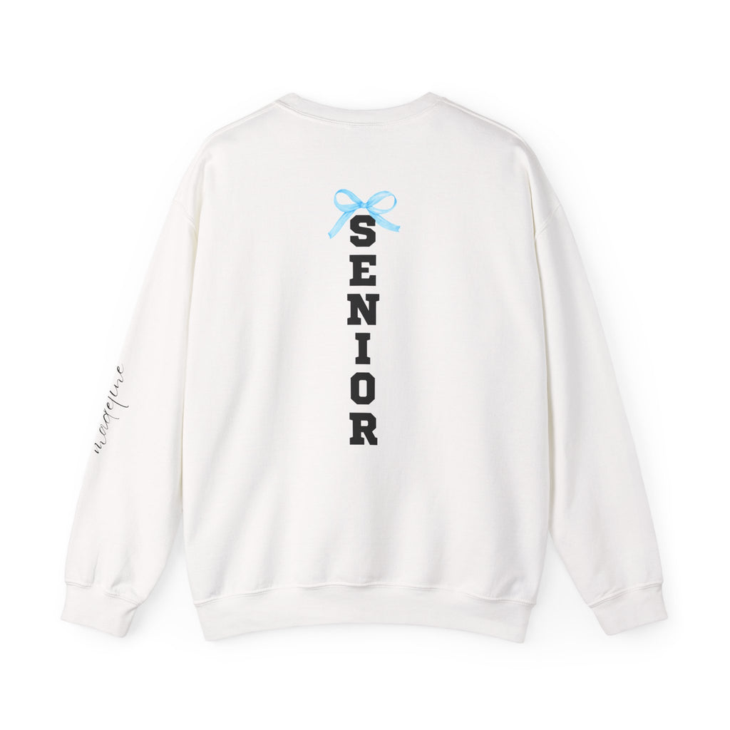 Senior Vision Crewneck Sweatshirt – 'VISION' Front, Vertical 'SENIOR' Back Design
