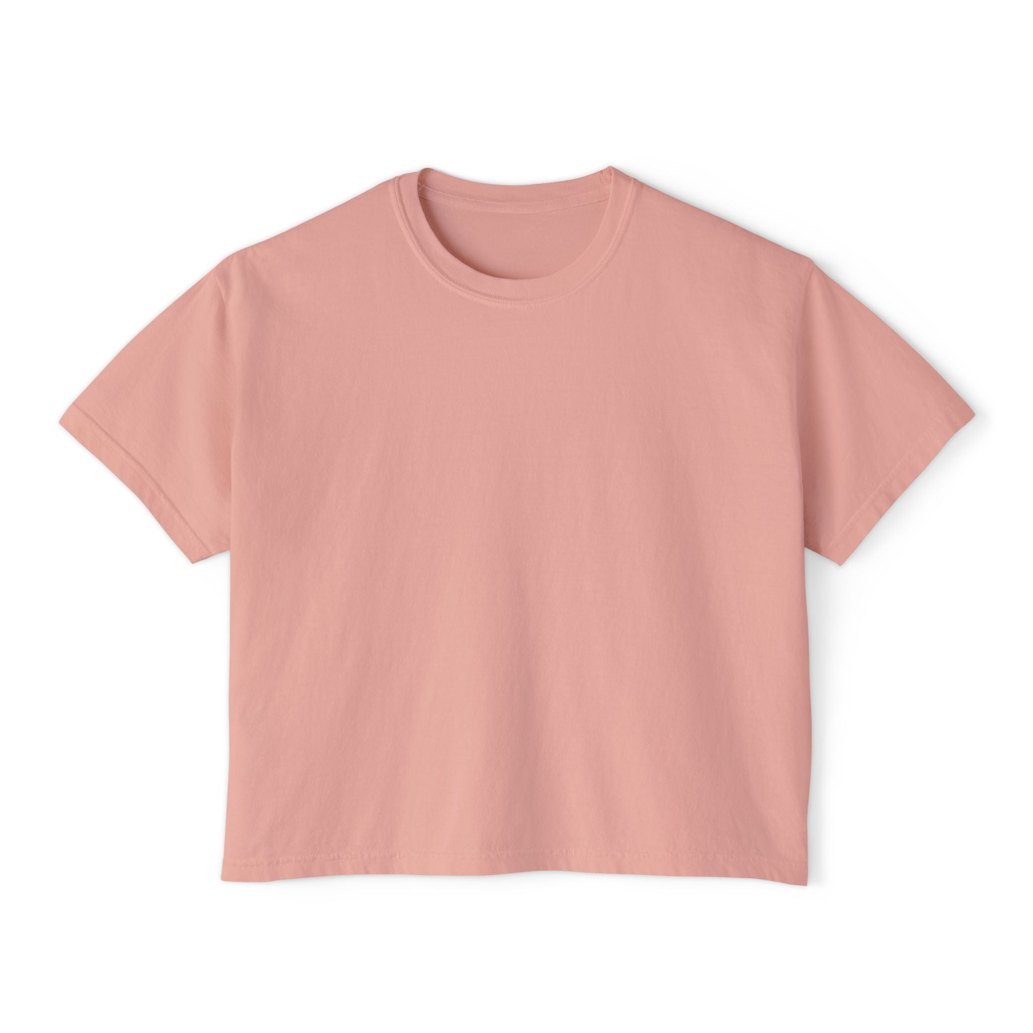Vision Graphic Boxy Tee — Retro Script Women's Cropped T-Shirt