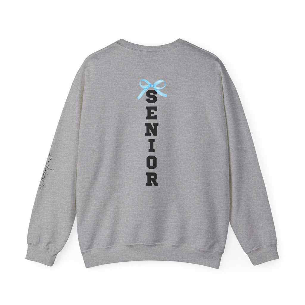 Senior Vision Crewneck Sweatshirt – 'VISION' Front, Vertical 'SENIOR' Back Design