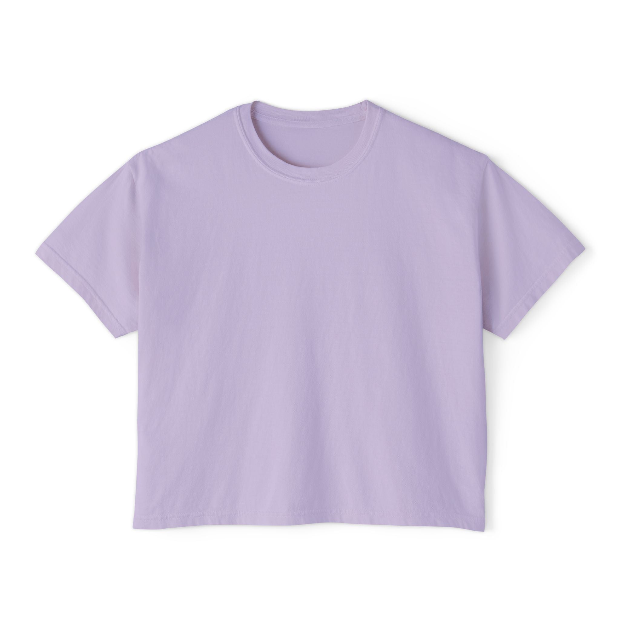 Vision Graphic Boxy Tee — Retro Script Women's Cropped T-Shirt